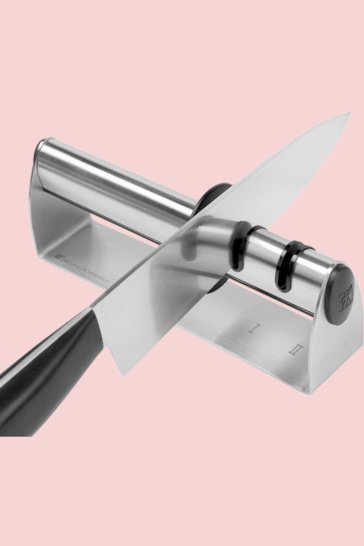  ZWILLING TWINSHARP Duo Stainless Steel Handheld Knife Sharpener,  9.5: Home & Kitchen